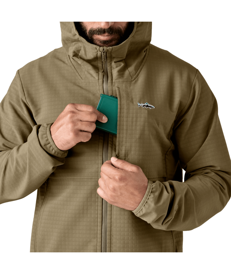 M's R1 TechFace Fitz Roy Trout Hoody