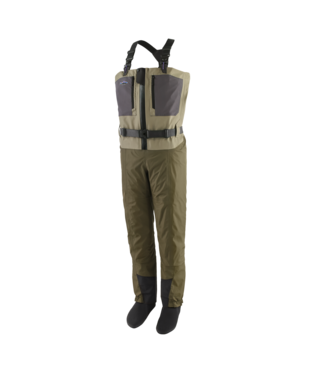 Patagonia - M's Swiftcurrent Traverse Zip Front Waders - River Rock Green - Arbor Anglers