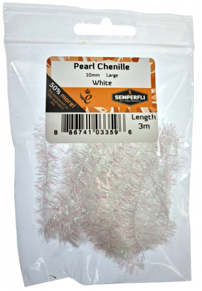 Pearl Chenille 10mm - Arbor Anglers