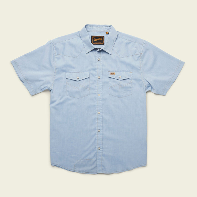 HB - H Bar B Snapshirt : Faded Blue Oxford