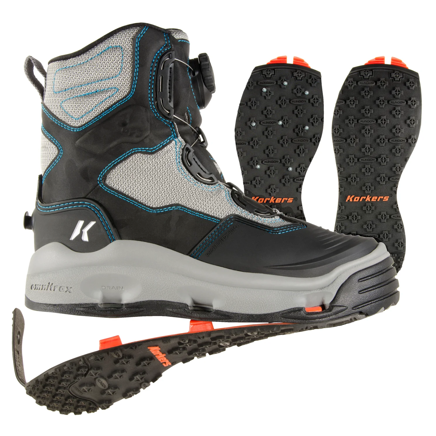 Korkers - Women's Darkhorse w/ Kling-On & Studded Kling-On Soles - Arbor Anglers