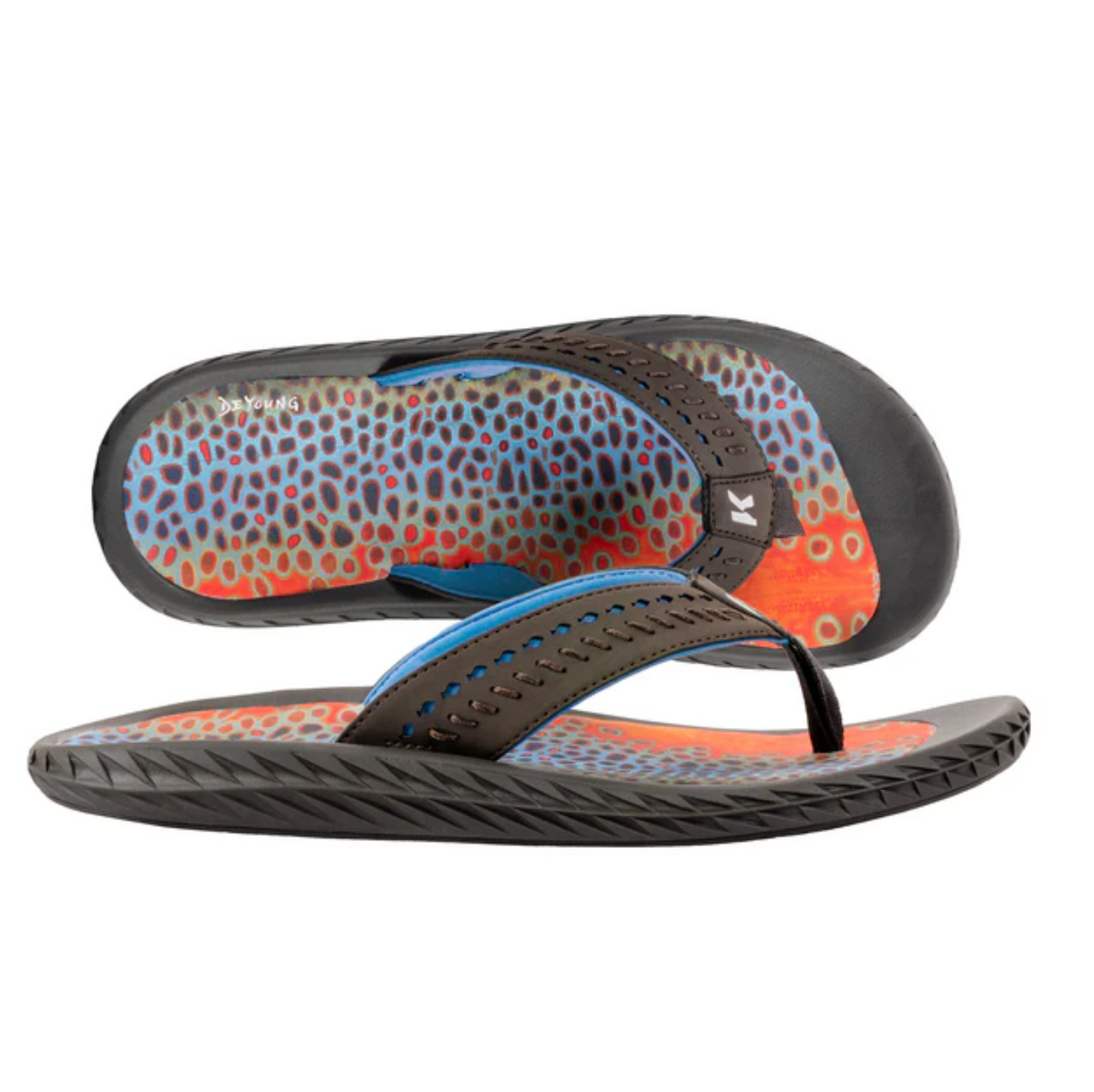 Korkers - Fish Flip Brown Trout w/ Fixed Kling-On Deck Sole - Arbor Anglers