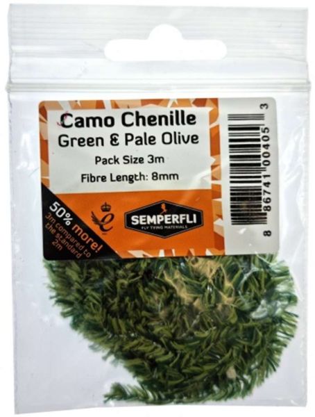 Camo Chenille 8mm Medium - Arbor Anglers