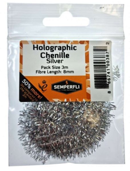 Metallic Tinsel Chenille 8mm Medium - Arbor Anglers