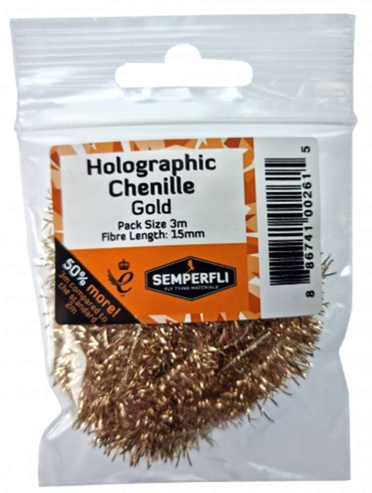 Metallic Tinsel Chenille 15mm Large - Arbor Anglers
