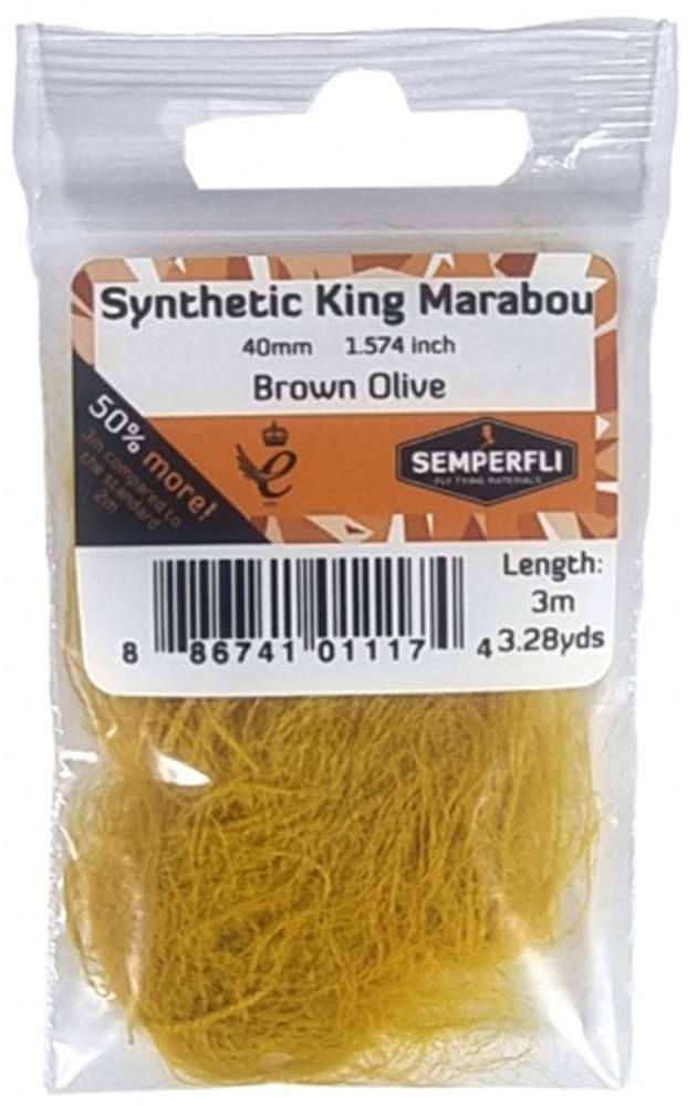 Synthetic King Marabou 40mm - Arbor Anglers