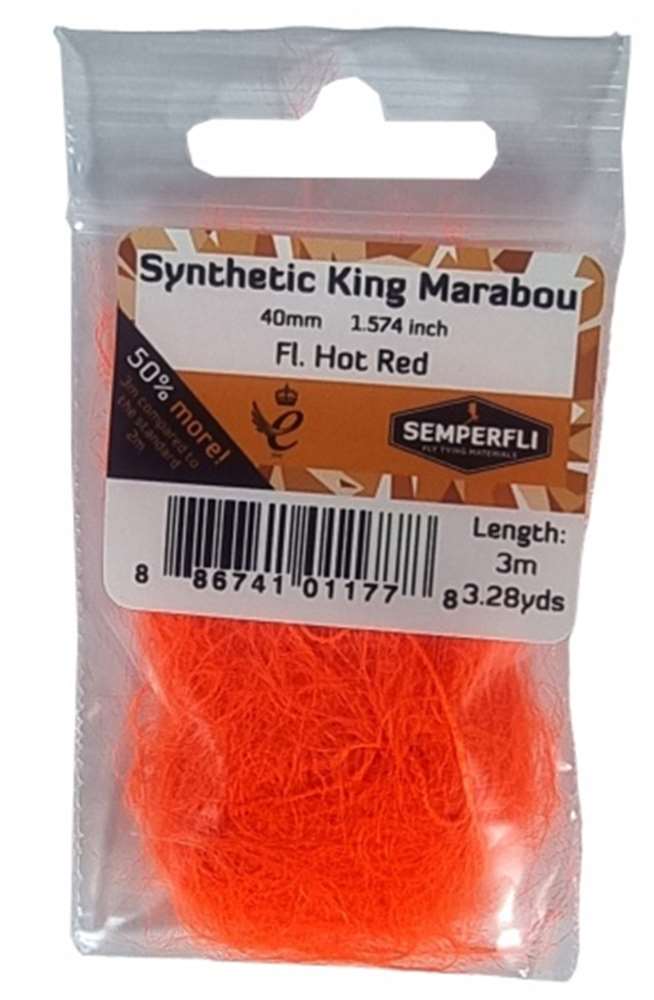 Synthetic King Marabou 40mm - Arbor Anglers