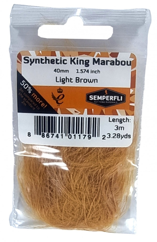 Synthetic King Marabou 40mm - Arbor Anglers