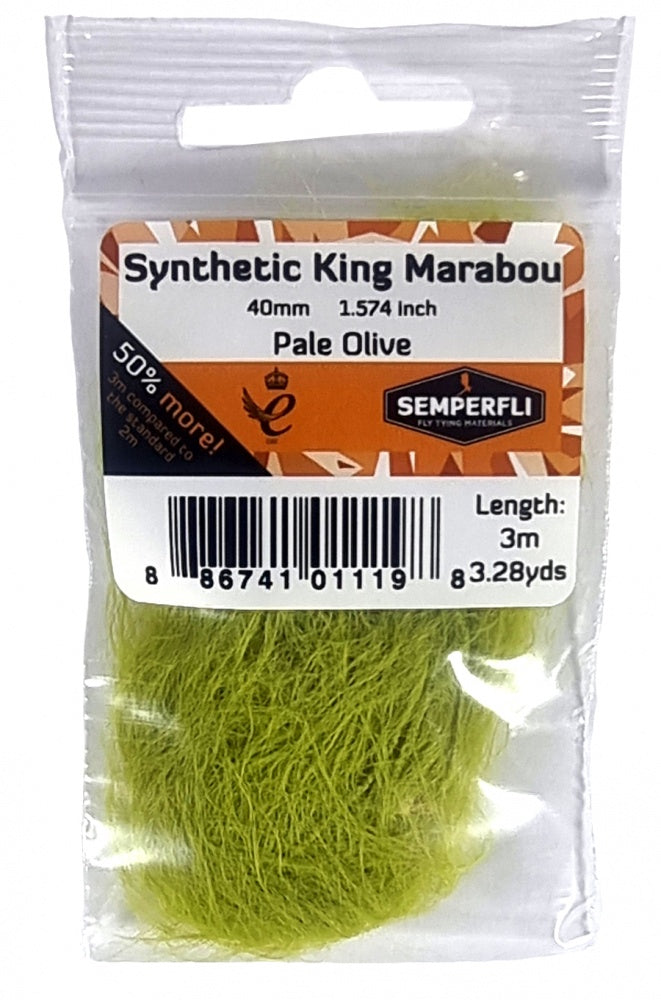 Synthetic King Marabou 40mm - Arbor Anglers