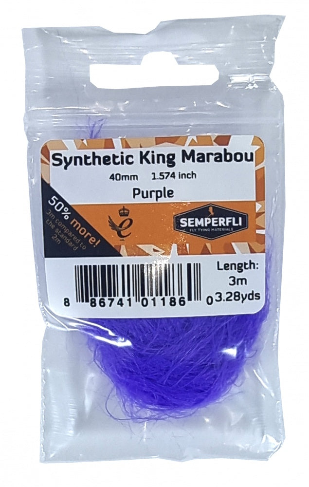 Synthetic King Marabou 40mm - Arbor Anglers