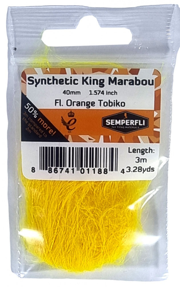 Synthetic King Marabou 40mm - Arbor Anglers