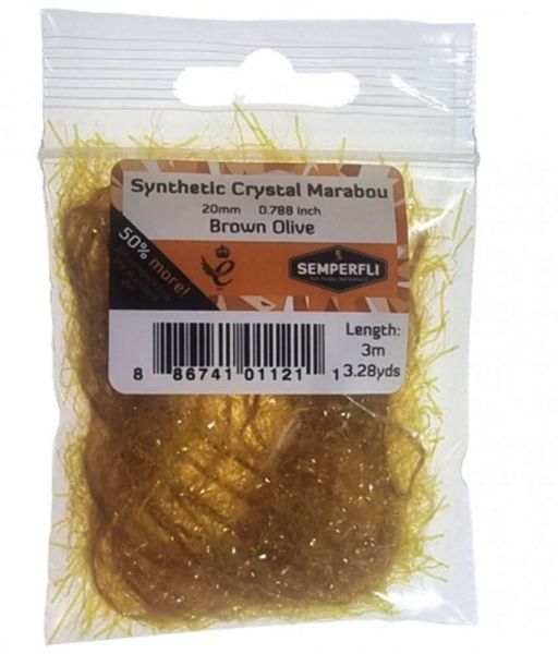 Synthetic Crystal Marabou 20mm - Arbor Anglers