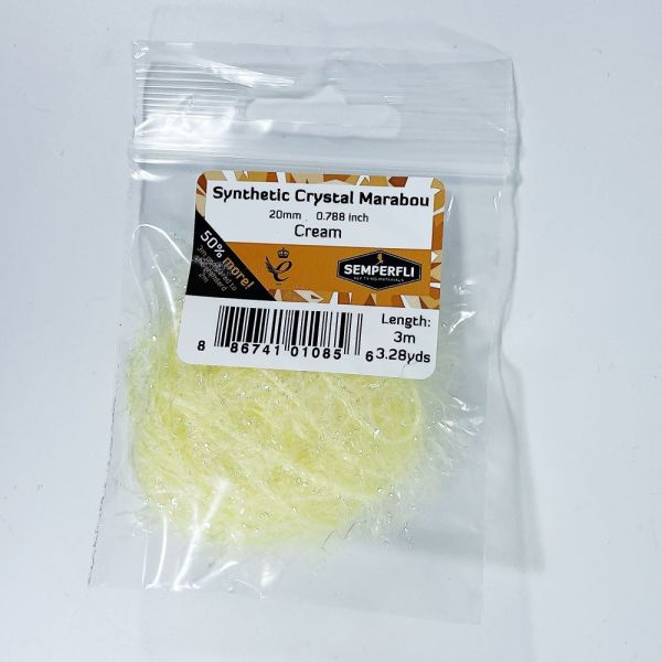 Synthetic Crystal Marabou 20mm - Arbor Anglers