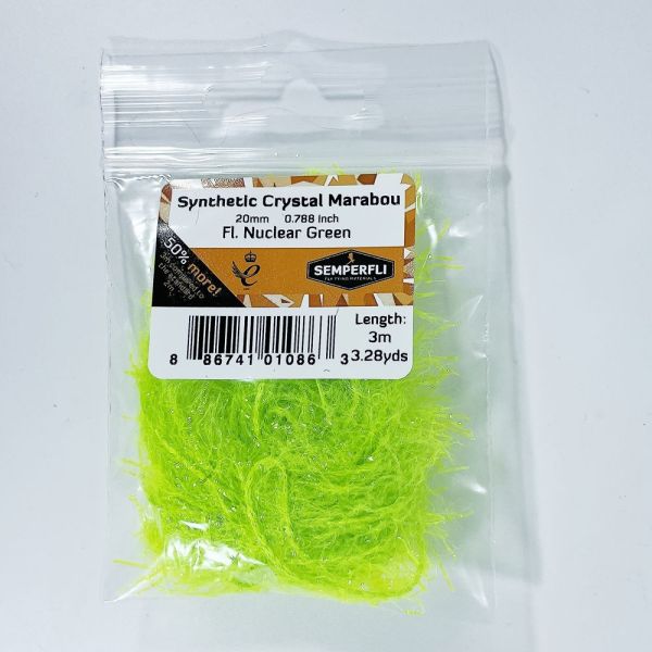 Synthetic Crystal Marabou 20mm - Arbor Anglers