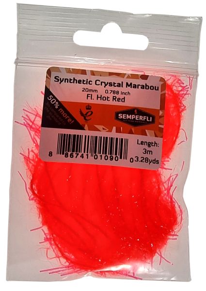 Synthetic Crystal Marabou 20mm - Arbor Anglers