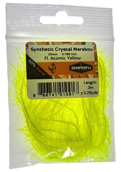 Synthetic Crystal Marabou 20mm - Arbor Anglers
