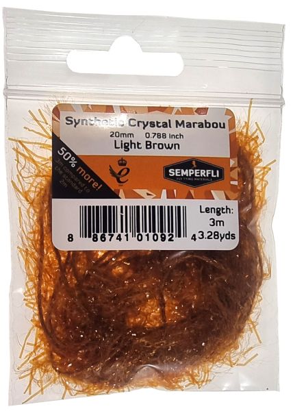 Synthetic Crystal Marabou 20mm - Arbor Anglers