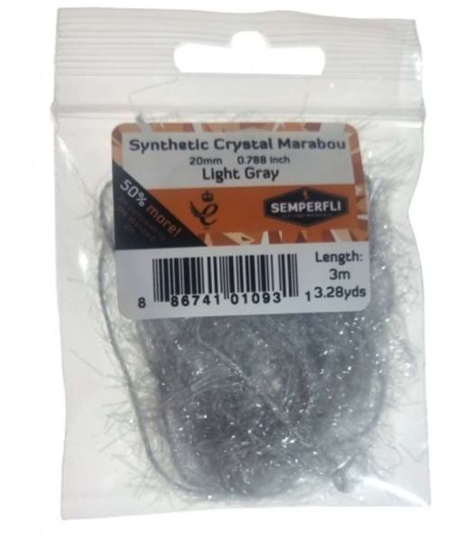 Synthetic Crystal Marabou 20mm - Arbor Anglers