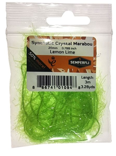 Synthetic Crystal Marabou 20mm - Arbor Anglers