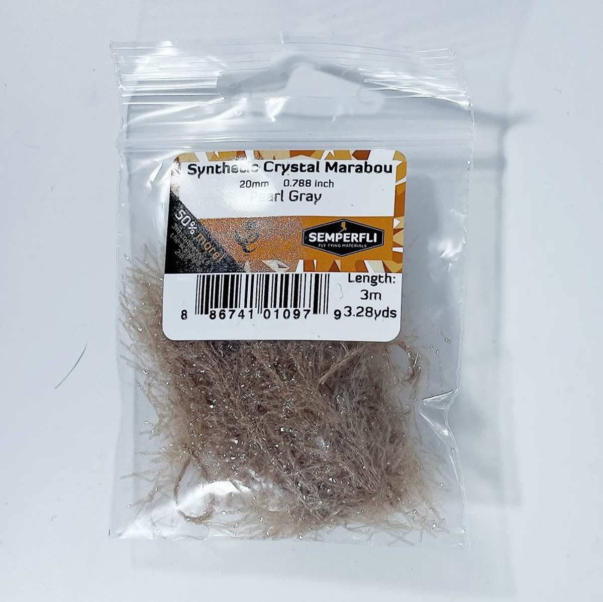 Synthetic Crystal Marabou 20mm - Arbor Anglers