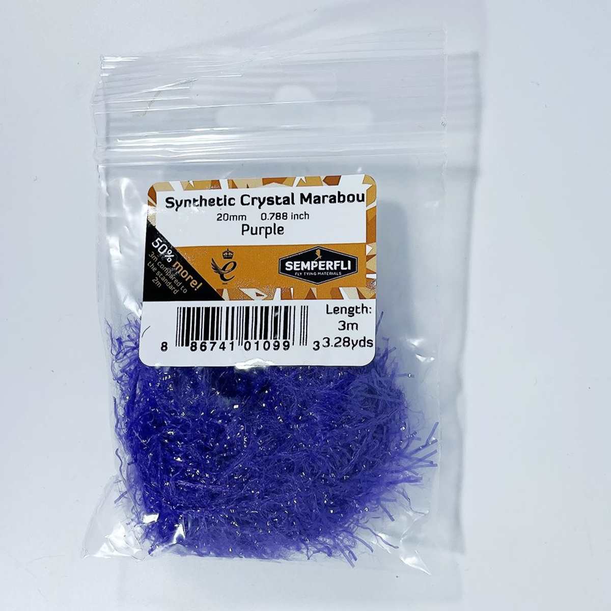 Synthetic Crystal Marabou 20mm - Arbor Anglers