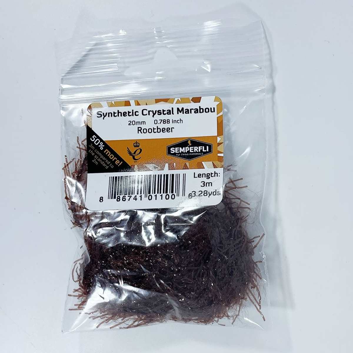 Synthetic Crystal Marabou 20mm - Arbor Anglers
