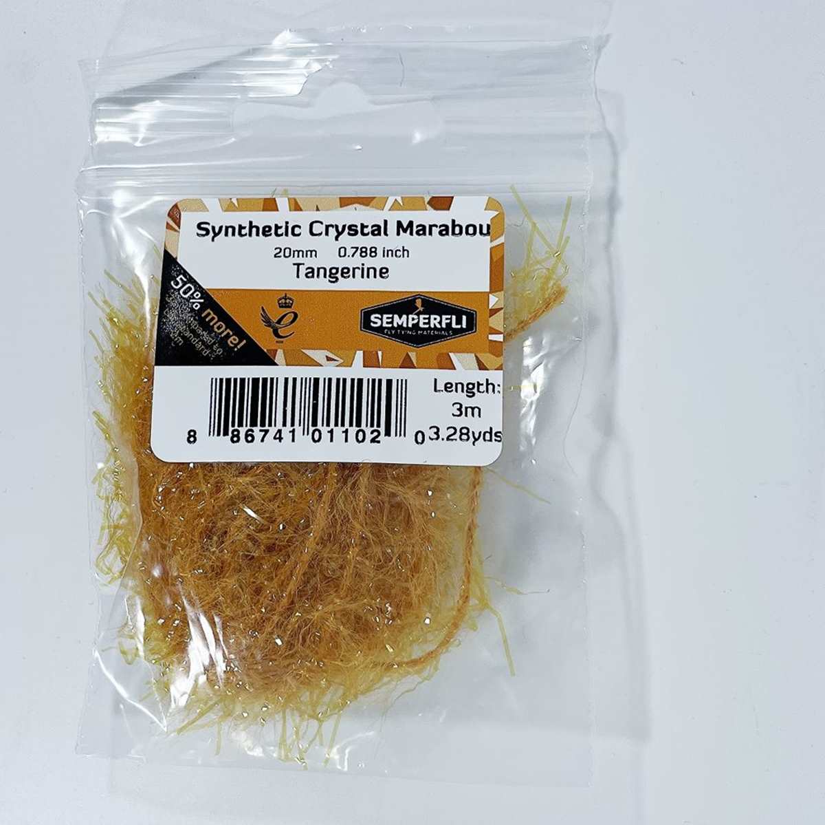 Synthetic Crystal Marabou 20mm - Arbor Anglers