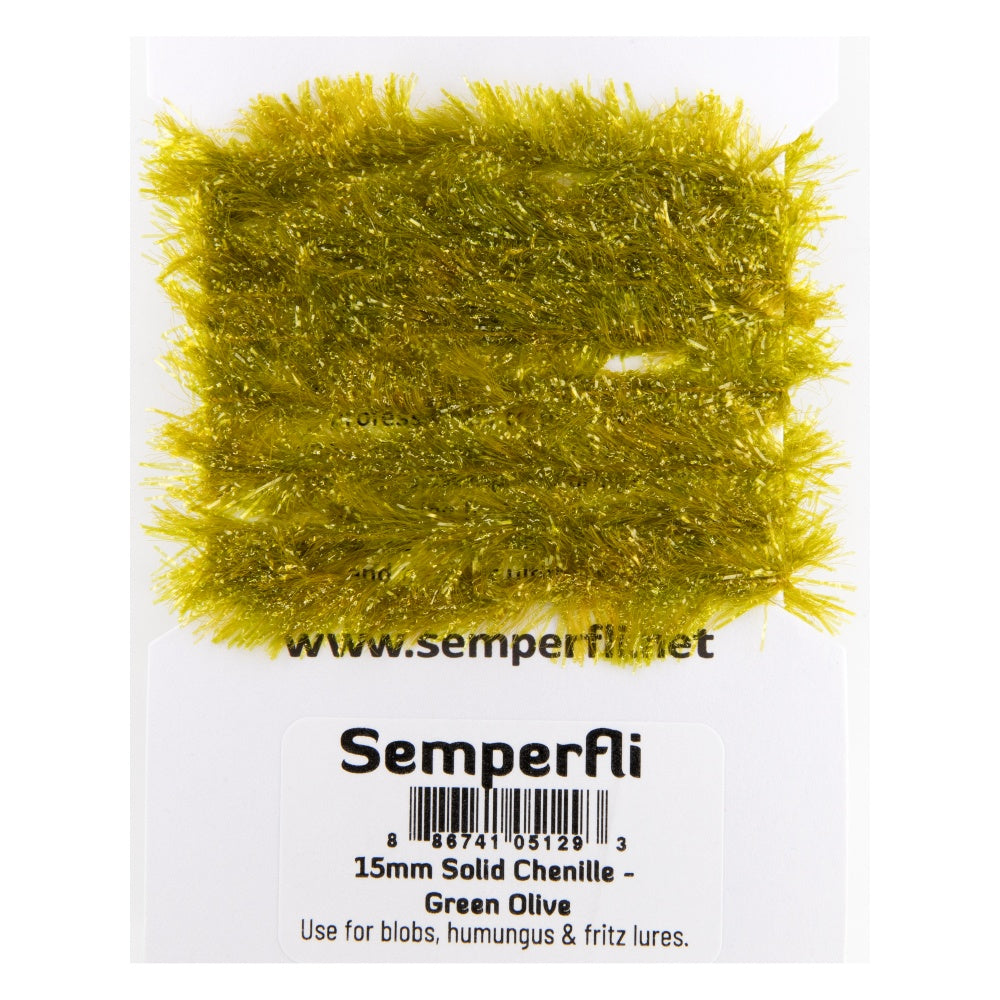 15mm Solid Chenille - Arbor Anglers