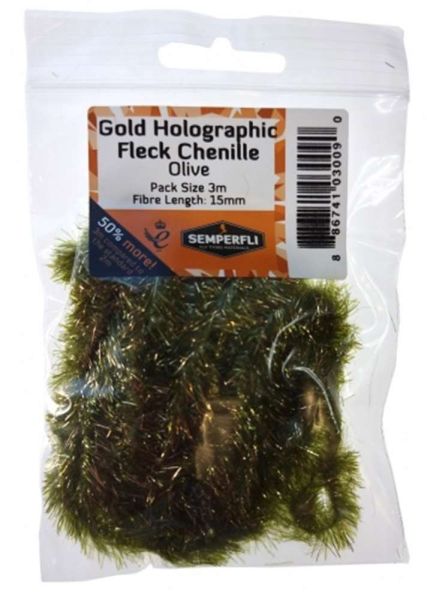 Gold Tinsel Fleck 15mm Large - Arbor Anglers