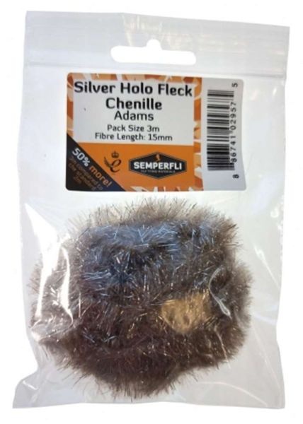 Silver Tinsel Fleck 15mm Large - Arbor Anglers