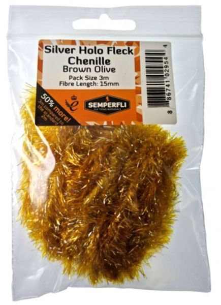 Silver Tinsel Fleck 15mm Large - Arbor Anglers