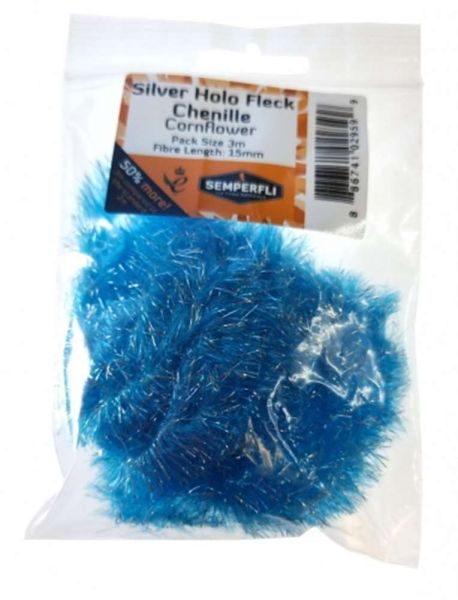 Silver Tinsel Fleck 15mm Large - Arbor Anglers