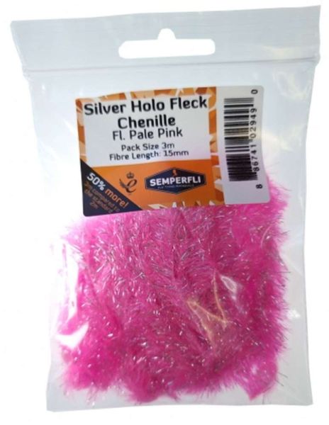 Silver Tinsel Fleck 15mm Large - Arbor Anglers