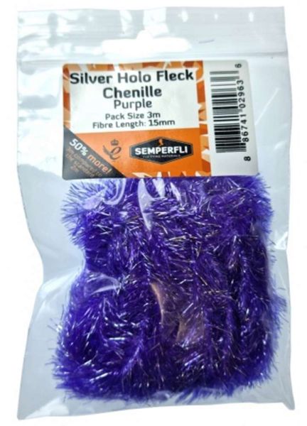 Silver Tinsel Fleck 15mm Large - Arbor Anglers