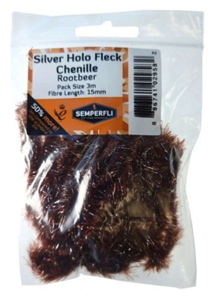 Silver Tinsel Fleck 15mm Large - Arbor Anglers