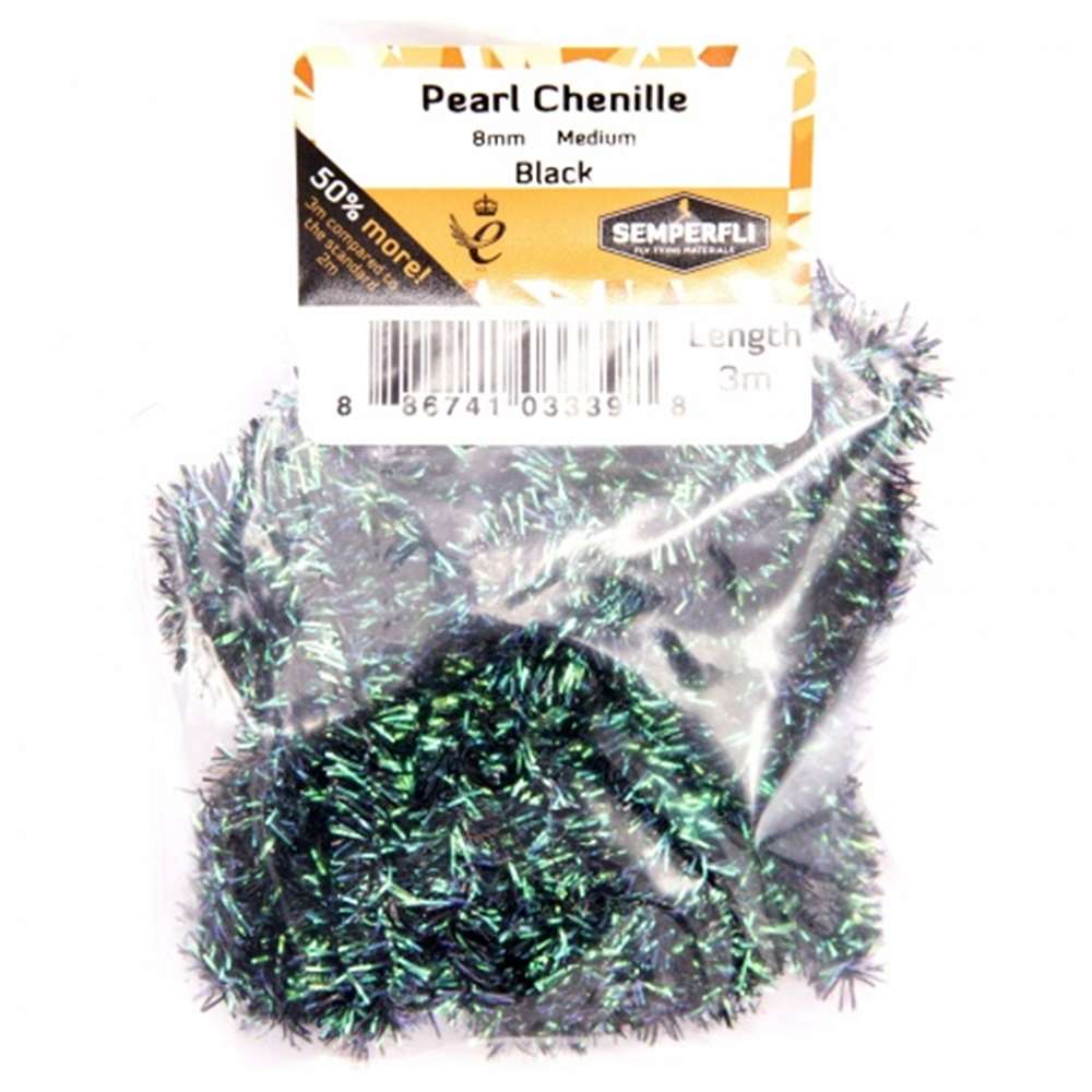 Pearl Chenille 8mm Medium - Arbor Anglers