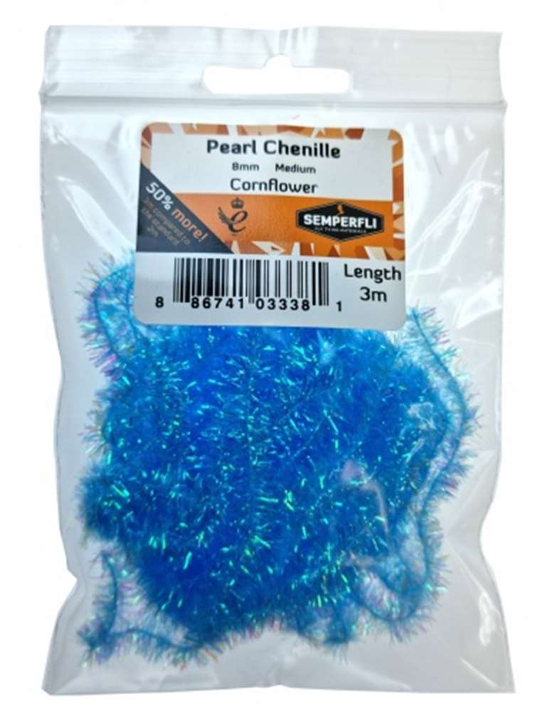Pearl Chenille 8mm Medium - Arbor Anglers