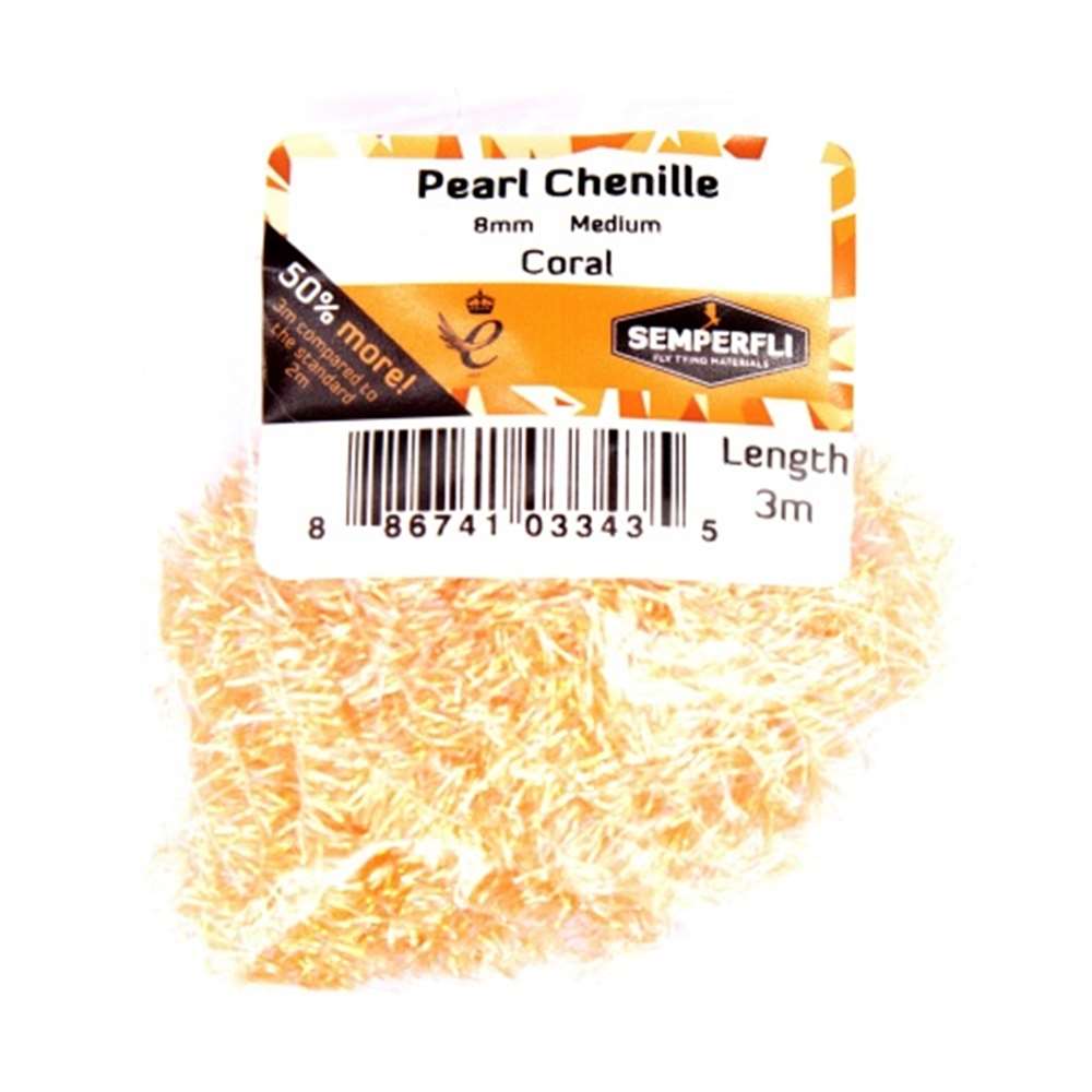 Pearl Chenille 8mm Medium - Arbor Anglers