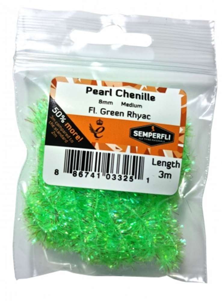 Pearl Chenille 8mm Medium - Arbor Anglers