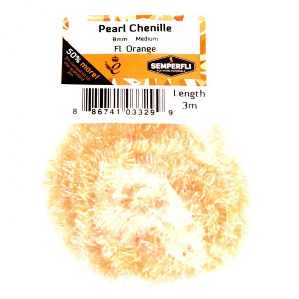Pearl Chenille 8mm Medium - Arbor Anglers