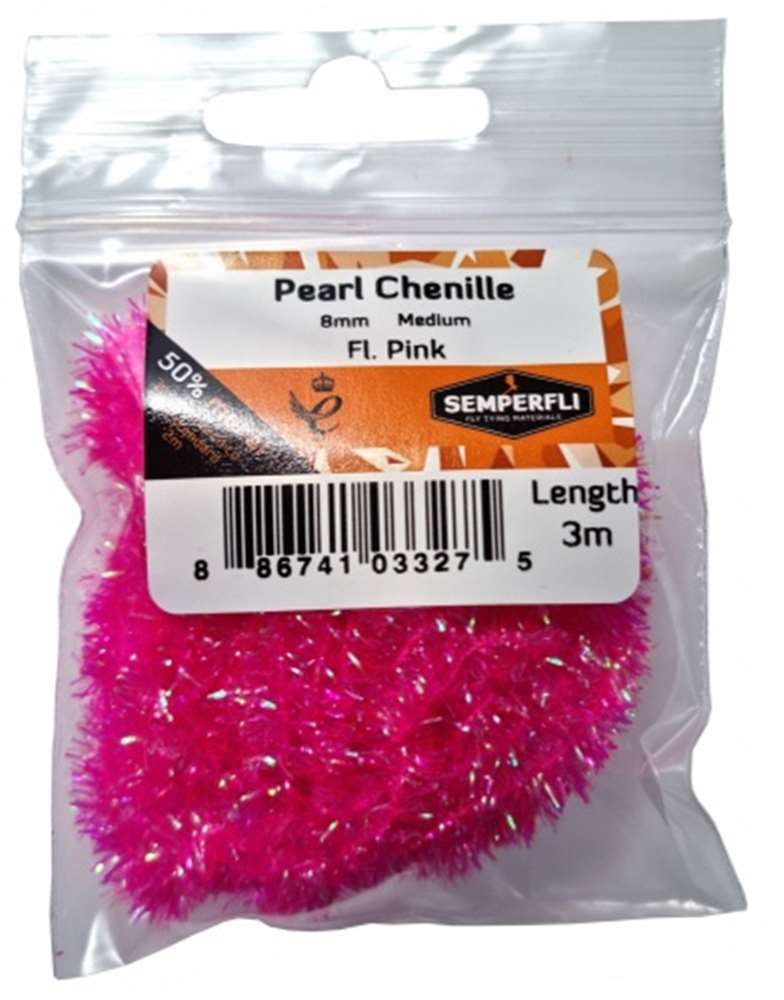 Pearl Chenille 8mm Medium - Arbor Anglers