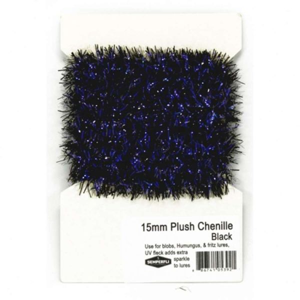 15mm Plush Transluscent Chenille - Arbor Anglers