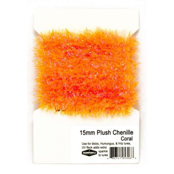 15mm Plush Transluscent Chenille - Arbor Anglers