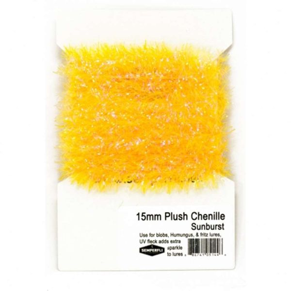 15mm Plush Transluscent Chenille - Arbor Anglers