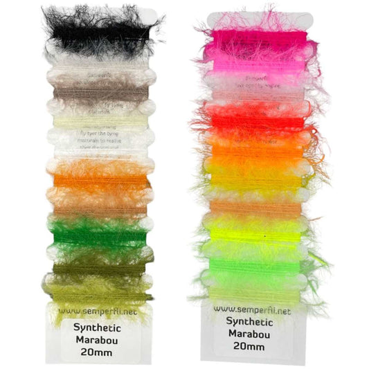 Synthetic Marabou 20mm Multicard - Arbor Anglers