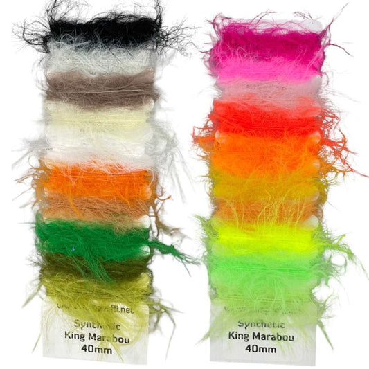 Synthetic King Marabou 40mm Multicard - Arbor Anglers
