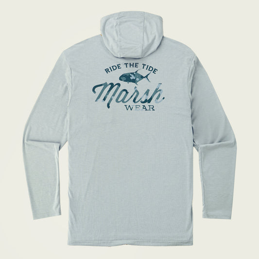 M'S Buxton Hagood Hood: Smoke Heather