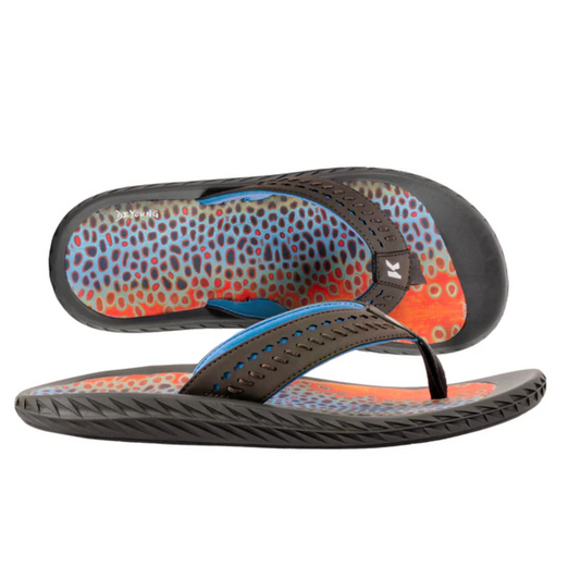 Korkers - Fish Flip Brown Trout w/ Fixed Kling-On Deck Sole - Arbor Anglers